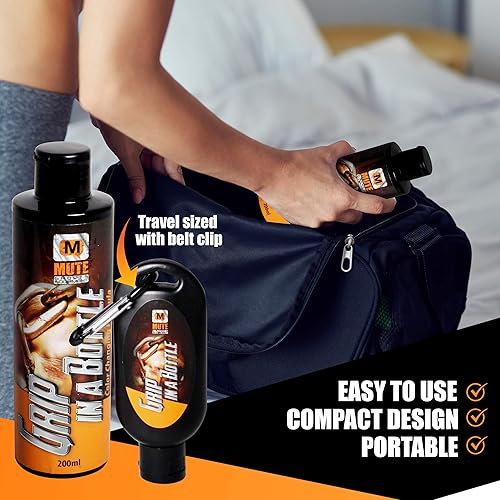 Miniatura 5 de MUTE Tiza deportiva líquida con colofonia, recarga de 6.8 fl oz