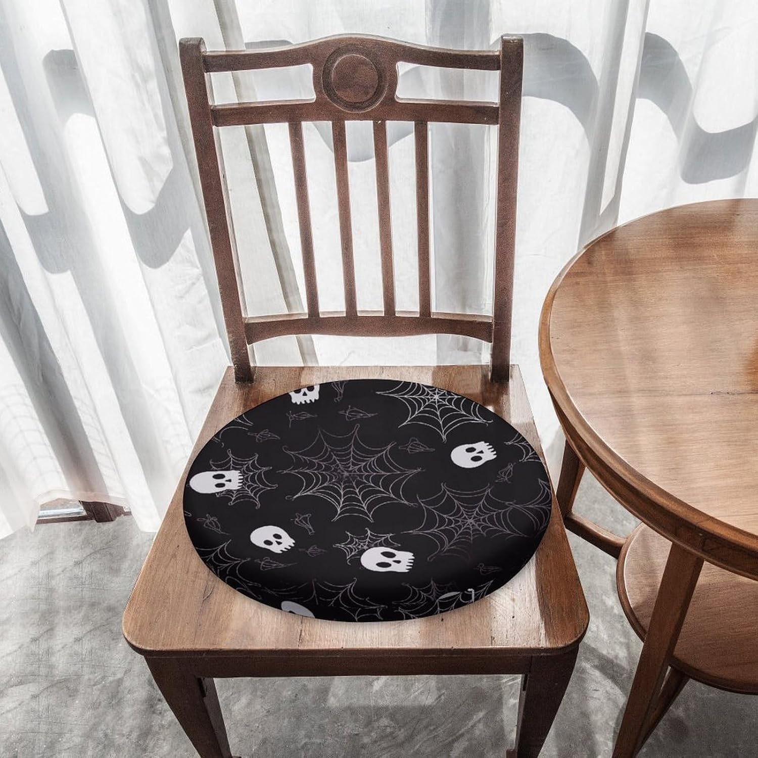 Halloween Goth Chair Cushions Floor Pillow Chair Pad