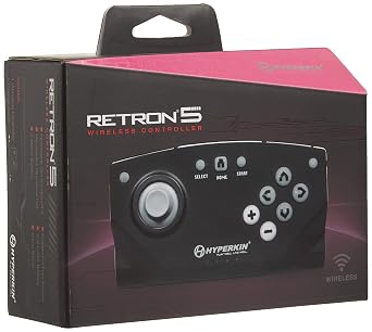 Hyperkin RetroN 5 وحدة تحكم لاسلكية بلوتوث (أسود)