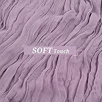 Vista 38 de Showgeous 10 Pack Baby Pink Cheesecloth Table Runner 10FT Long Semi-Sheer Gauze Table Runner Boho or Rustic Wedding Decor for Wedding Decor Arch