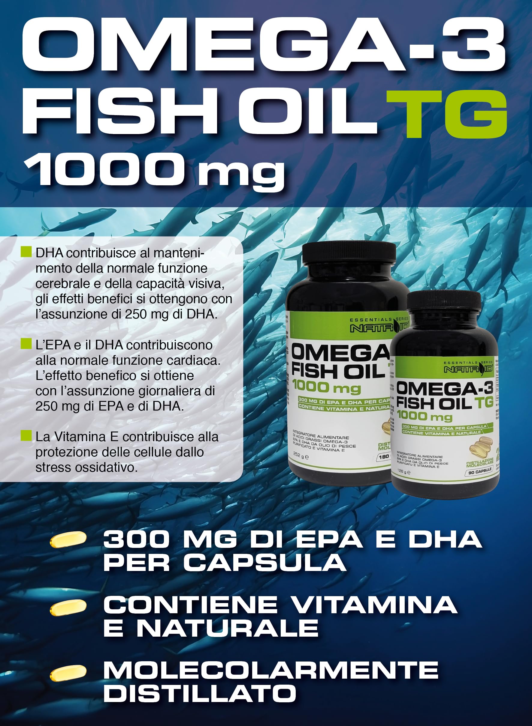 Omega-3 Fish Oil 1000mg