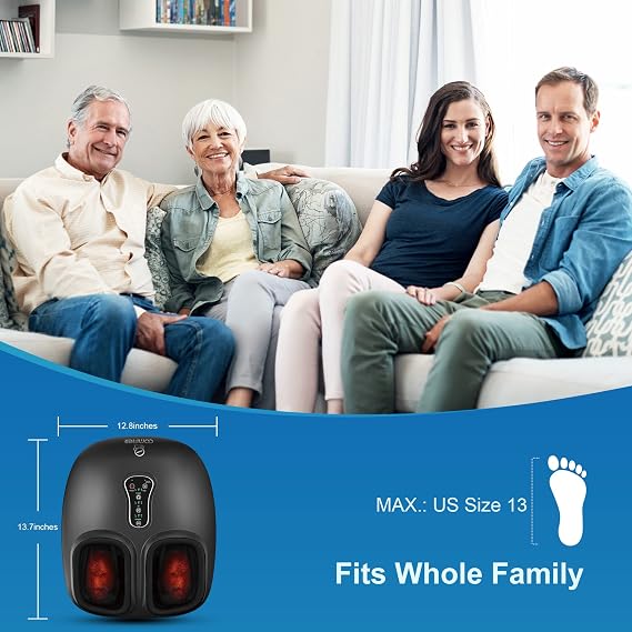 COMFIER Foot Massager with Heat & Scalp Massager