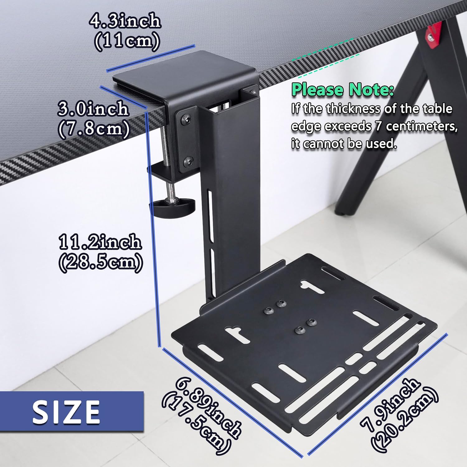 XRhinorth Racing Shifter Stand Handbrake Desk Mount For Racing Sim Shifter Handbrake Compatible with Logitech G Driving Force, Thrustmaster TH8A, TSSH