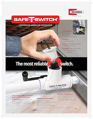 Miniatura 4 de Rectorseal Paquete de interruptores de detección de fugas de agua Safe-T-Switch SS2 y SS3