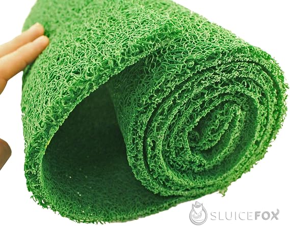 Sluice Fox Miners Moss Sluice Box Matting; Miner Moss Sluice Matting for Fluid Bed Sluice; Sluice Box mat - Gold Mining Equipment - Choose from Four Colors - 12x40 or 24x48 inch Size Green 12x40