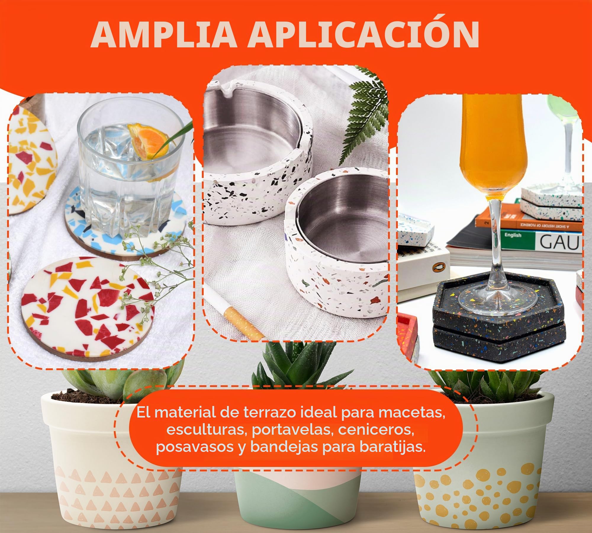 Polvo de fundición blanco 4500g - Yeso activado con agua, autonivelante, fácil de mezclar y desmoldar, 20-30 min fraguado rápido, para esculturas, decoración de interiores y aficiones creativas