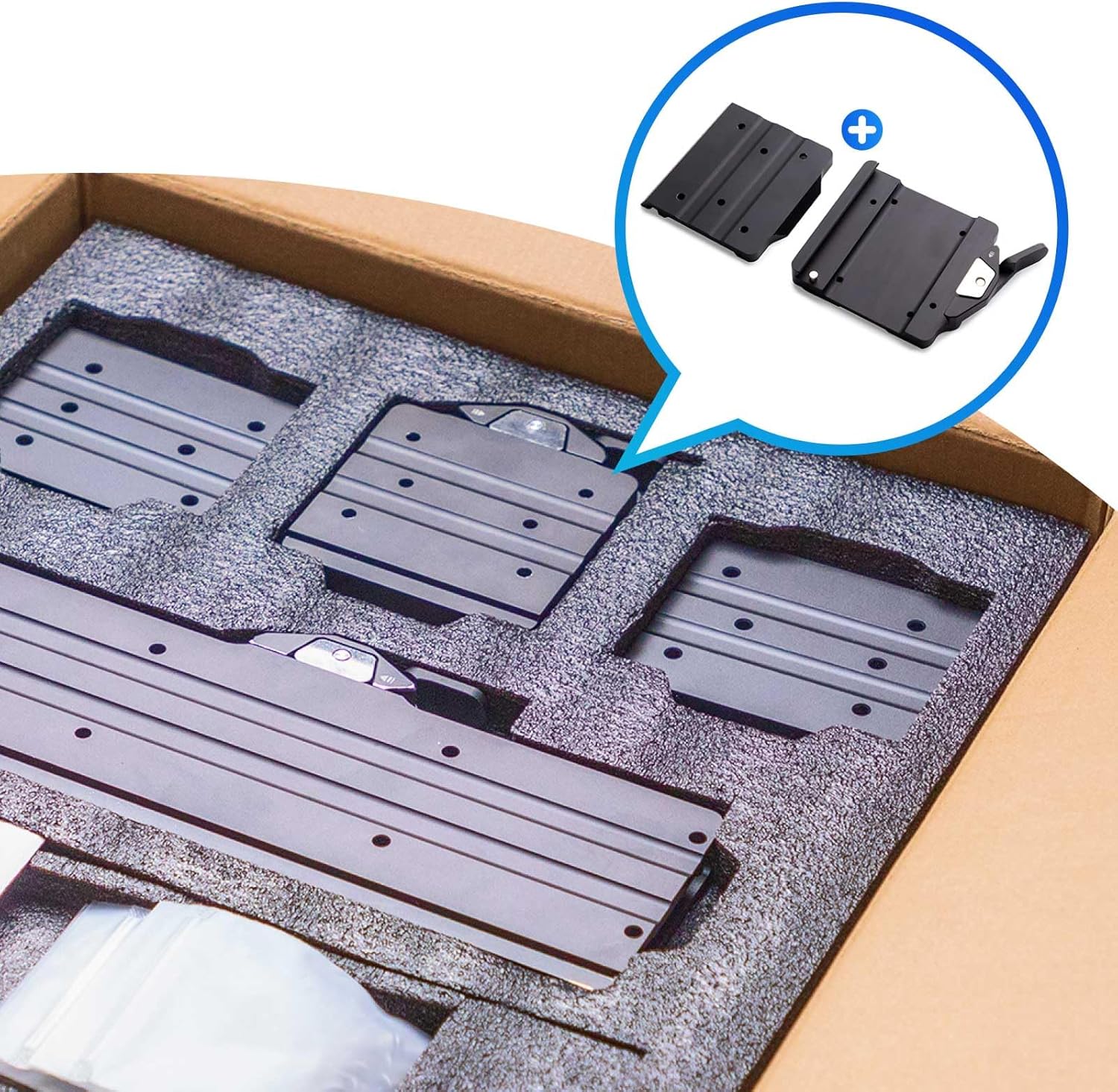 Snapmaker 2.0 Quick Swap Kit for One Minute Switch Between 3DP/Laser Engraving/CNC Carving (A350T/A350/F350)