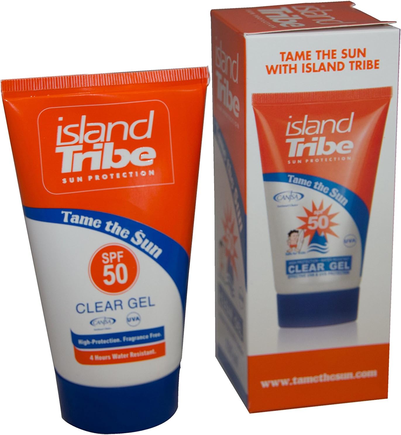 Island Tribe SPF 50 Clear Gel Sunscreen (50 Millilitres)