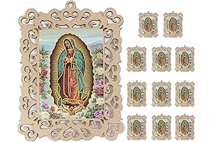 Marcos de fotos de madera de 12 piezas de la Virgen de...