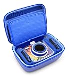 CASEMATIX Blue Camera Case Compatible with Kidizoom Camera Pix Plus, Dragon Touch Instant Print Camera and Camera Toy Accessories - Includes Case Only