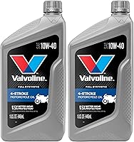 Vista 14 de Valvoline Aceite de motor de motocicleta de 4 tiempos 10W-40, 1 cuarto de galón