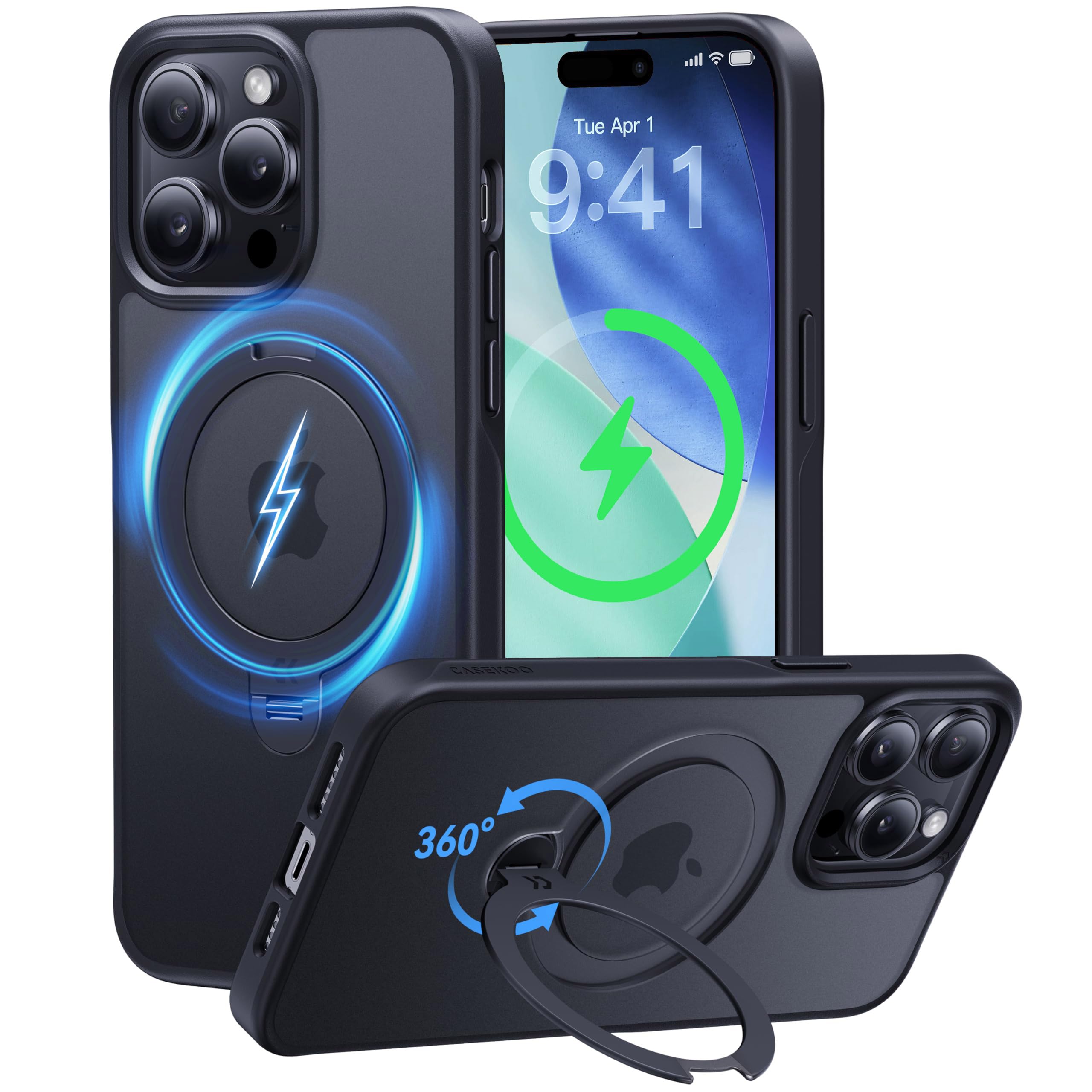Amazon.com: CASEKOO Patented 360 Spin Magnetic Stand for