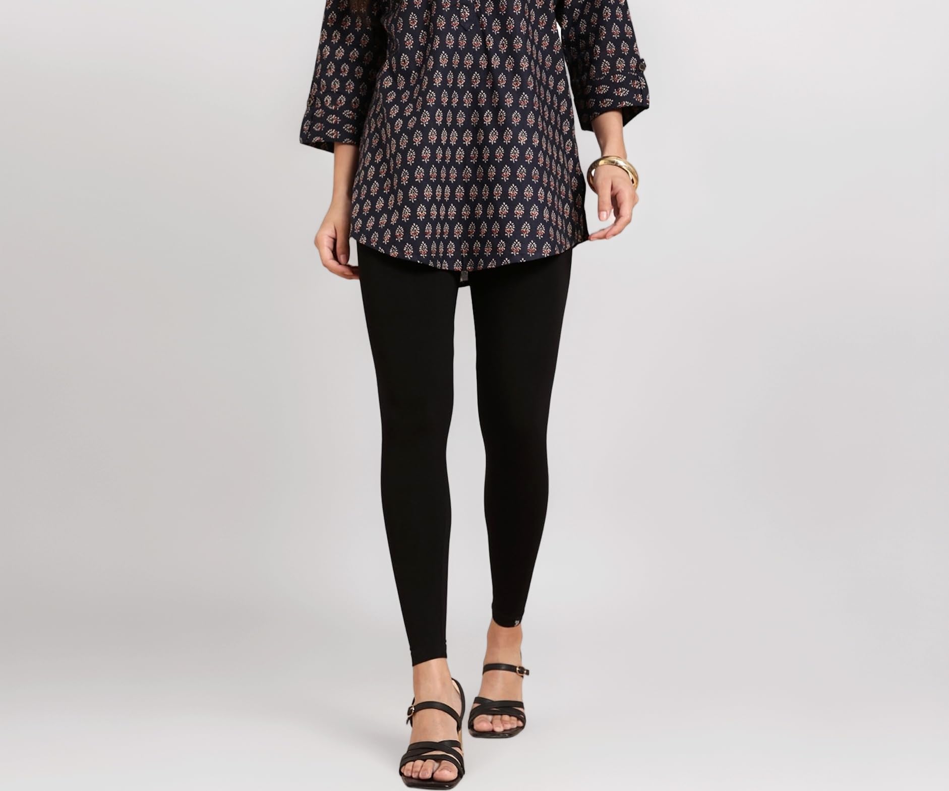 TWIN BIRDS Women Viscose Ankle Leggings | Stretchable Kurti Wear Bottom