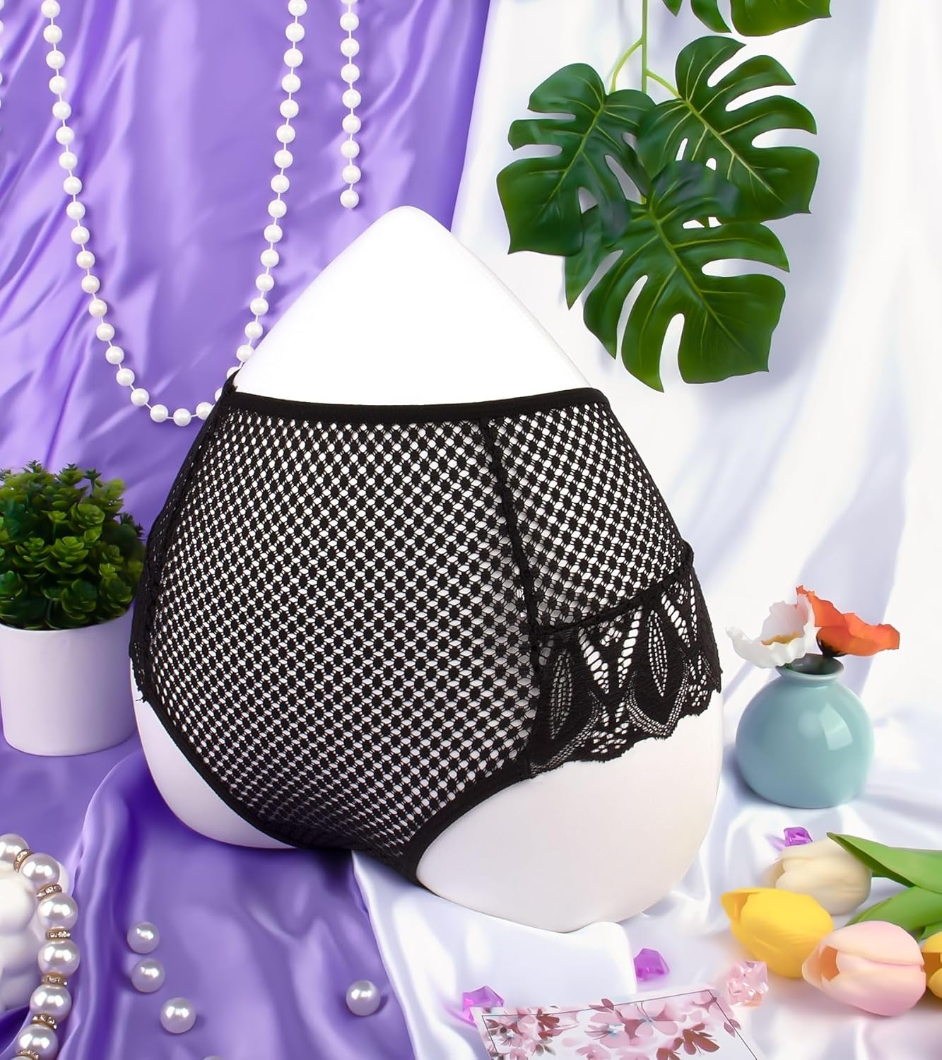 Womens Floral Lace G-String Thongs Sexy Underwear Panties Underpant - Image 3