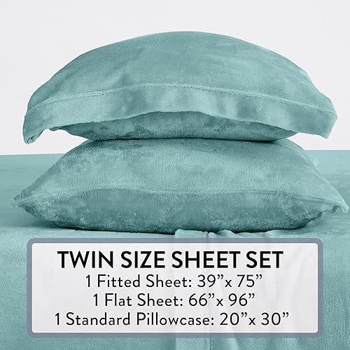 Miniatura 3 de NY Loft Juego de sábanas de microforro polar ultrasuave con bolsillos extra profundos, juego de sábanas de vellón de terciopelo extra suave, forro