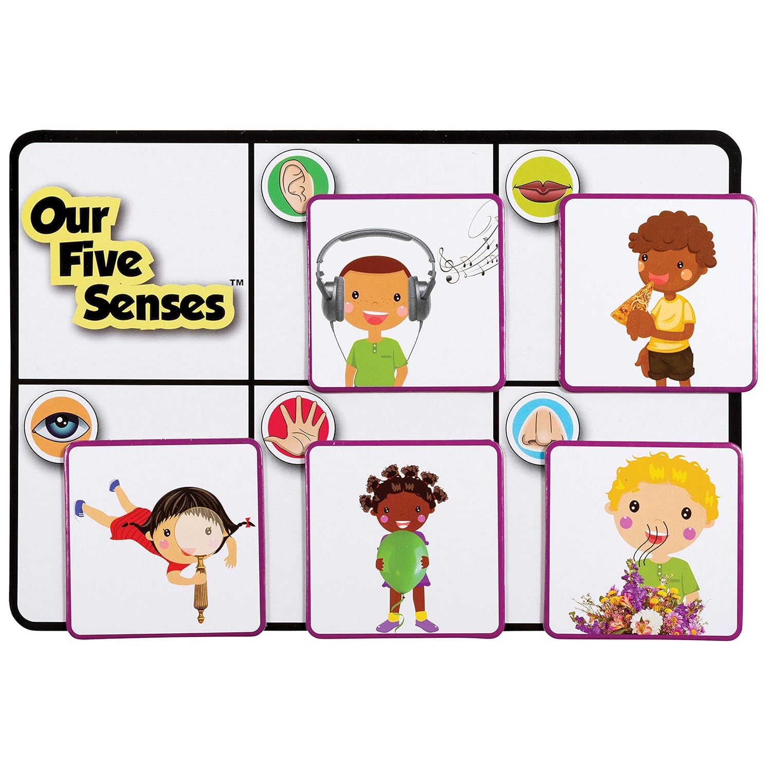 Learning Advantage Our 5 Senses Game | Learning Game for Kids Ages 3+ | Teach the 5 Senses | Practice Descriptive Language