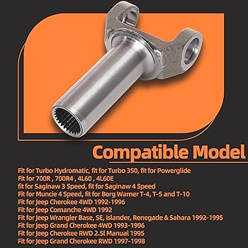 Amazon.com: JAVOUKA 2-3-6081X Transmission Slip Yoke 26/27 Spines