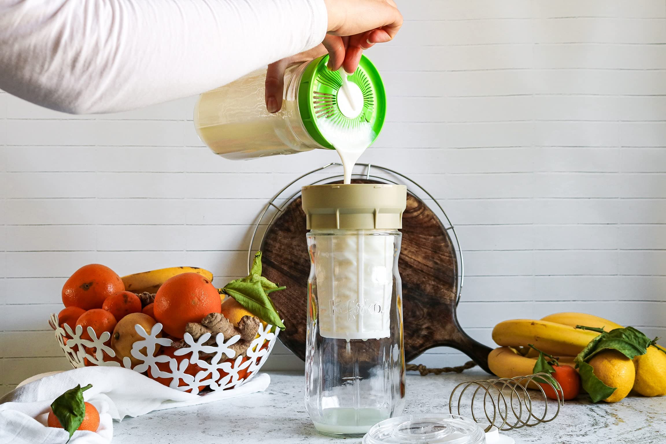 【専用出品】 Kefirko ケフィア メーカー・チーズメーカー1400ml Amazon | 【BIOLY】 チーズメーカー 1.4L オールインワン発酵容器