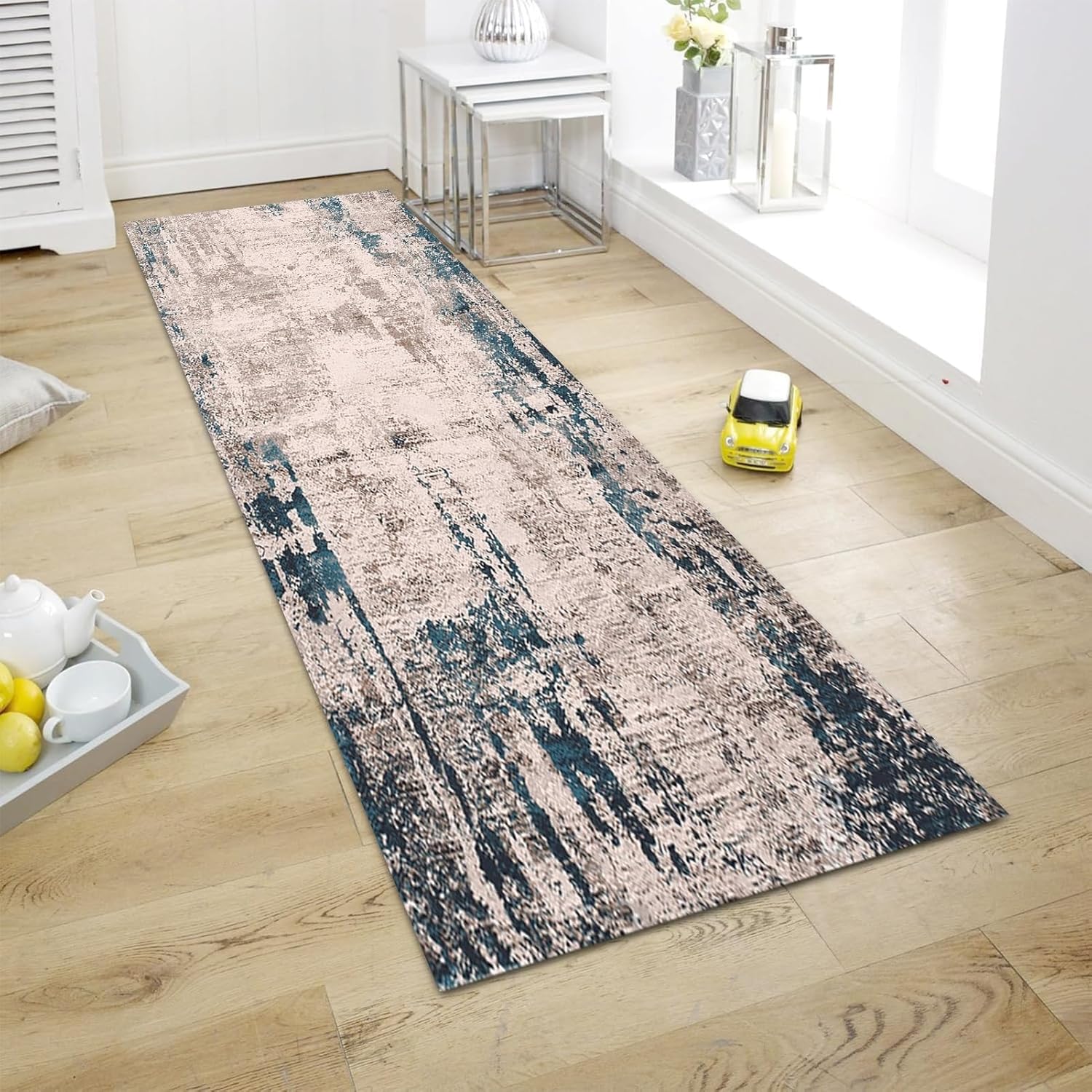 玄関ランナー ロング玄関カーペット、 - 廊下用ロングラグ 洗濯機洗い