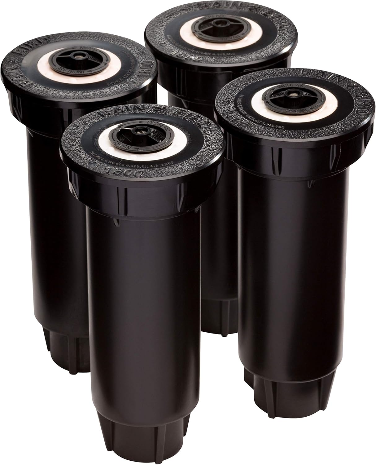 Rain Bird 1803AP4PK Professional Pop-Up Sprinkler, Adjustable 0-360° Pattern, 8' - 15' Spray Distance, 3" Pop-up Height, 4-Pack