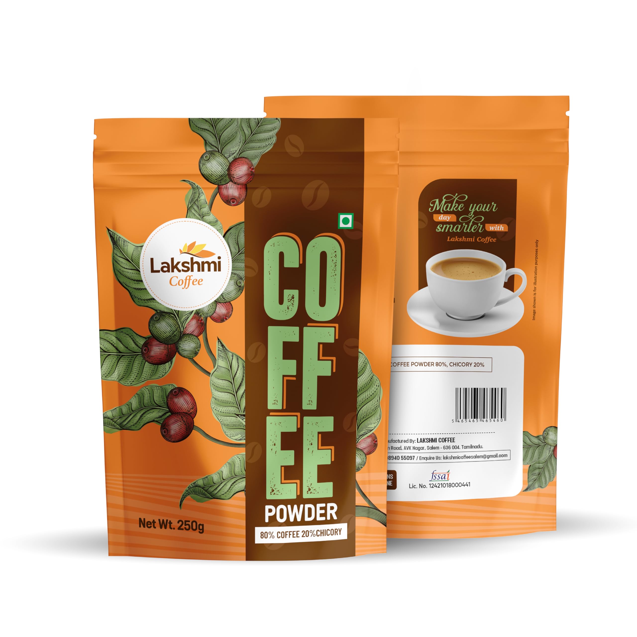 Lakshmi Coffee Powder - 80% Premium Coffee Powder, 20% Chicory