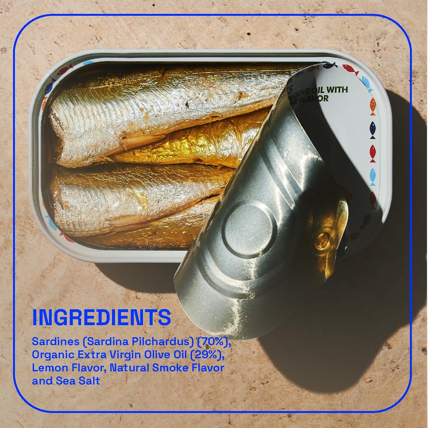 BELA Wild Caught Portuguese Sardines - Lightly Smoked and Marinated in Organic Lemon Flavored Extra Virgin Olive Oil | 4.25 Oz (Pack of 12) | All Natural, High Protein, Hand Selected, Sea Salted, & Omega 3 Rich