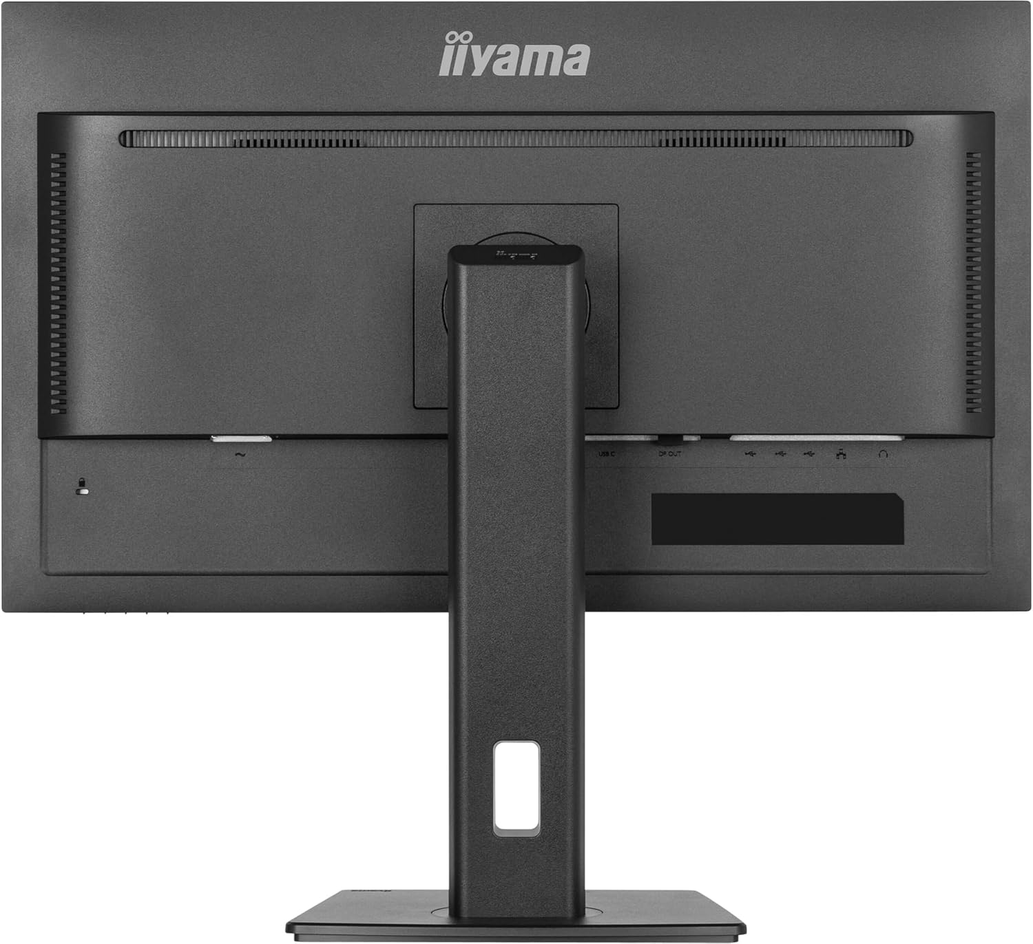 iiyama XUB2797HSN-B2 27 inch IPS USB-C Dock Display 65W Charging, 4ms, Full HD 1920x1080, RJ45/HDMI/DP, 1 x DP-Out(MST), 4 x USB Hub, Height Adjustable Stand, TUV-GS, 5 Yr Warranty