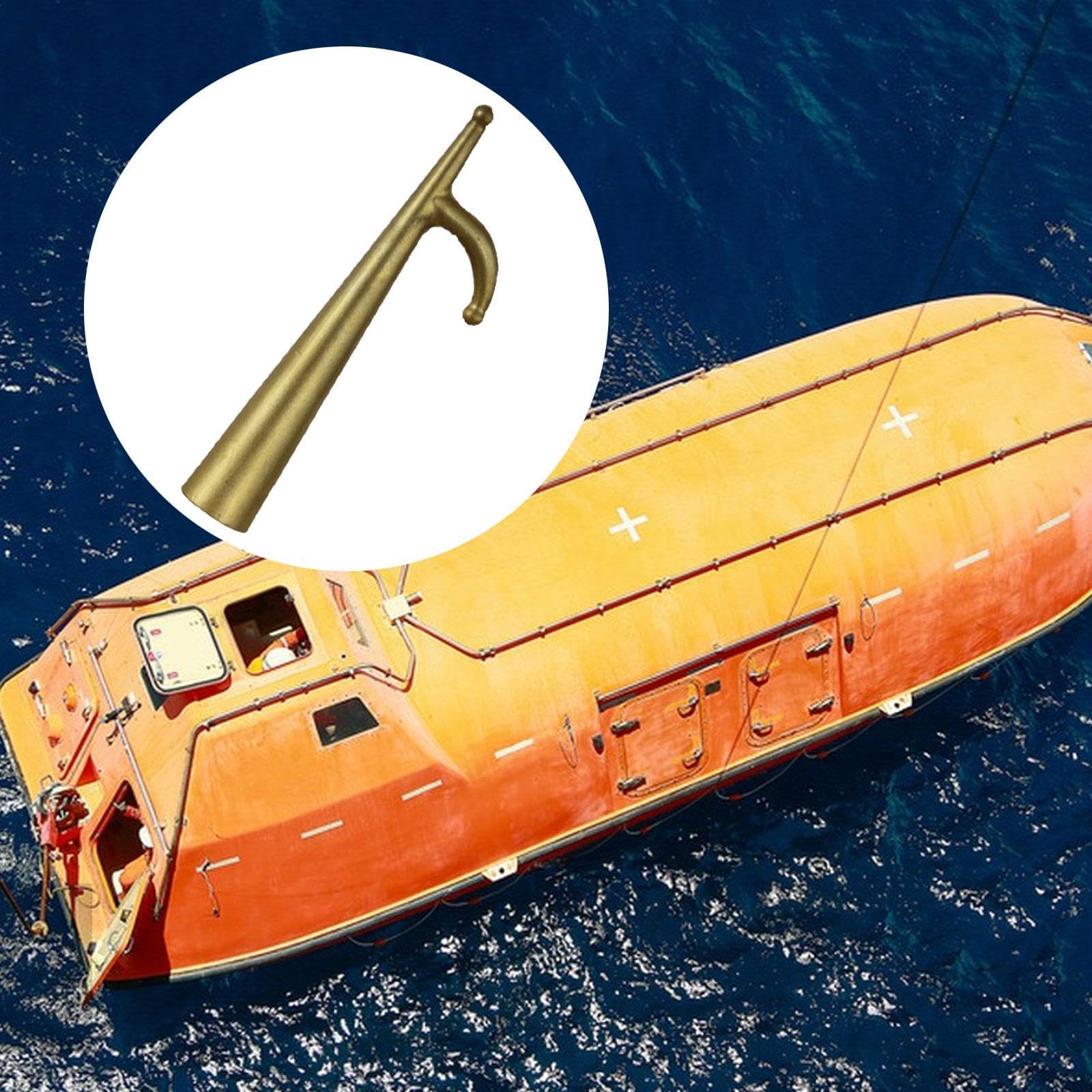 Oshhni Attacco per Gancio di Barca Attacco Accessori robusti in Barca Oro Leggera Sostituzione Boathook per Pescare Marine