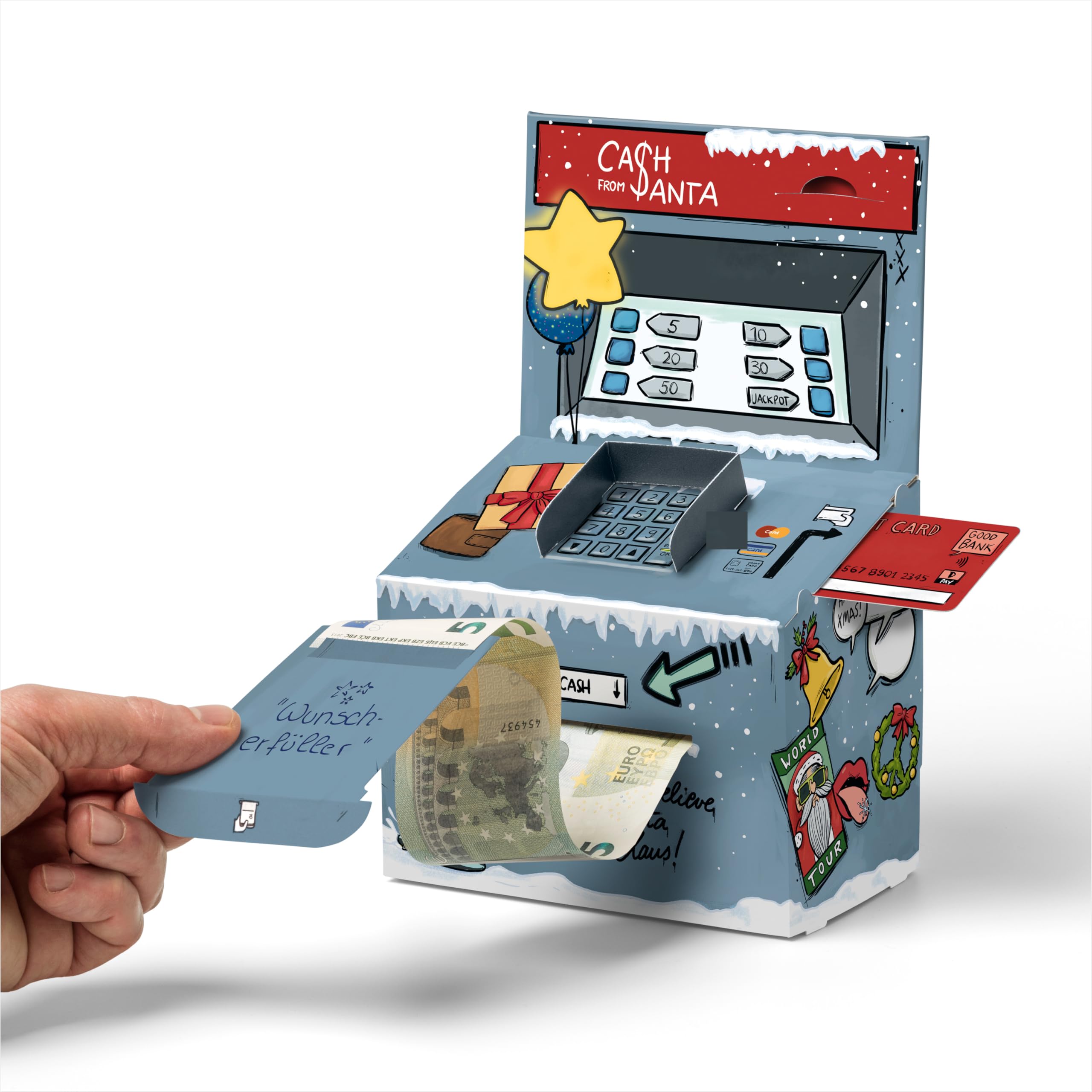 spielzeug geldautomaten Amazon.de: SURPRISA Geld-O-Mat Xmas Geldgeschenk Verpackung – Kreativer