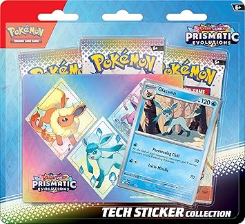 Pokemon TCG Scarlet and Violet 8.5 Prismatic Evolutions Tech Sticker Collection Random Promo