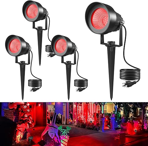 Miniatura 17 de T-SUN Iluminación exterior del atardecer al amanecer, luces de poste de bandera con fotocélula de encendido y apagado automático, impermeables, LED