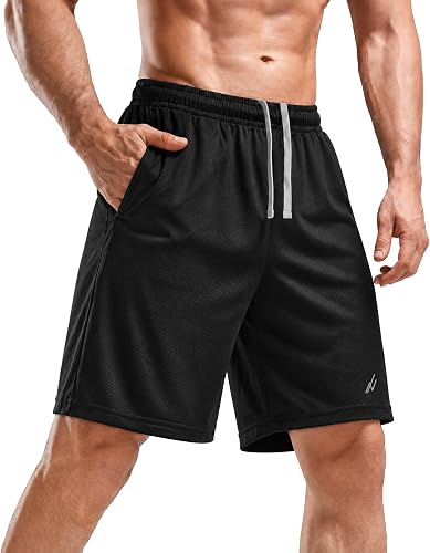 Pantalones Cortos Hombre Deporte Ligeros De Secado Rápido Corte Holgado