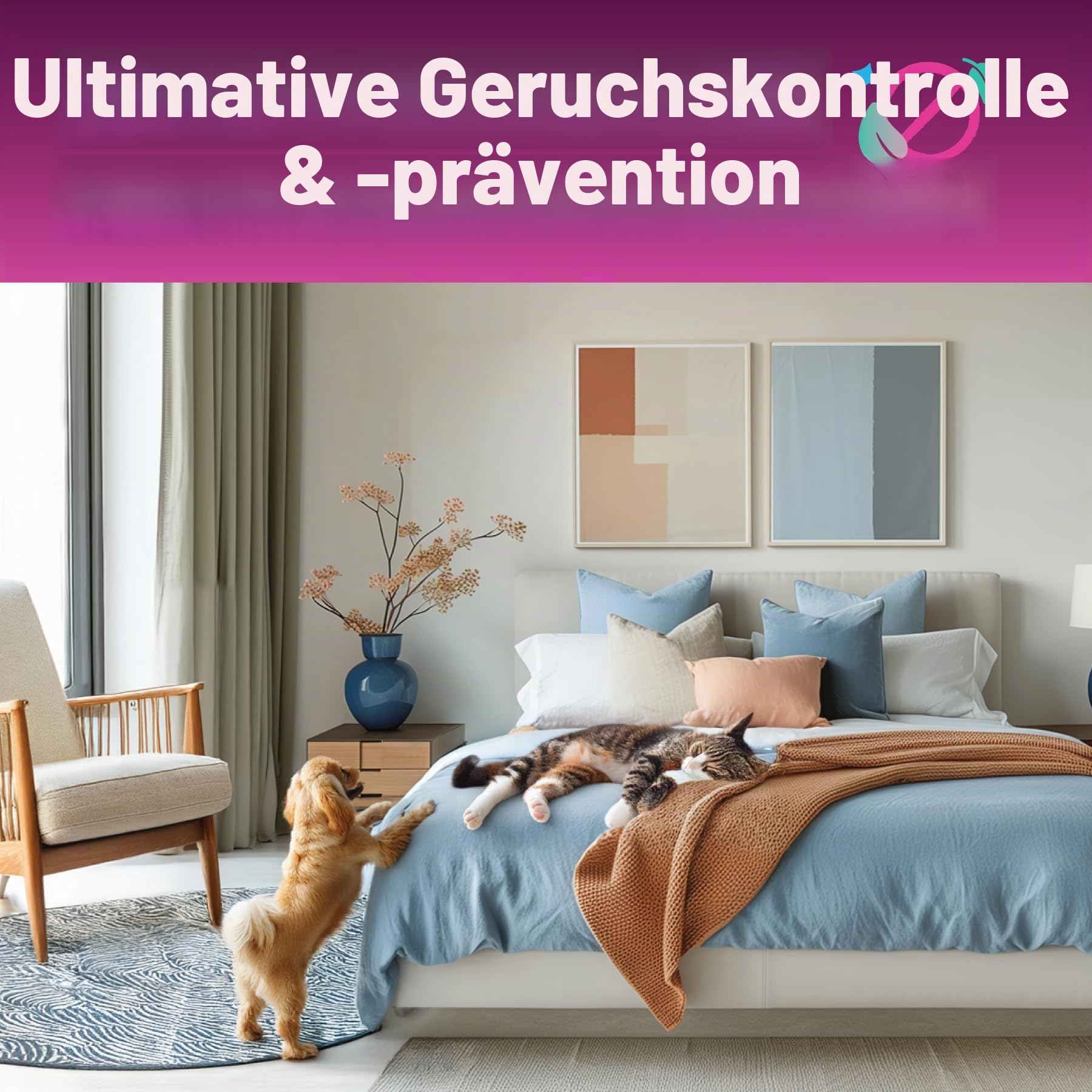 Dirtbusters 3 in1Teppichreiniger & Polsterreiniger Konzentrat für alle Teppichböden und Polster, reinigt & desodoriert - Teppichshampoo Geeignet für alle Waschsauger, Frühlingsfrisch 1 x 5 Liter