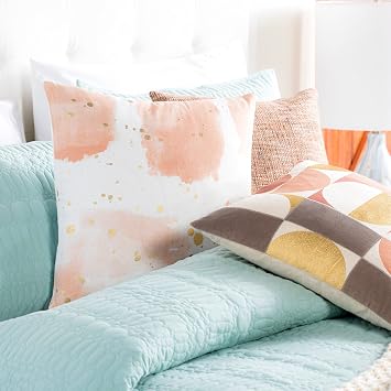 Artistic Weavers Khrysta Pillow, 20" x 20", Peach