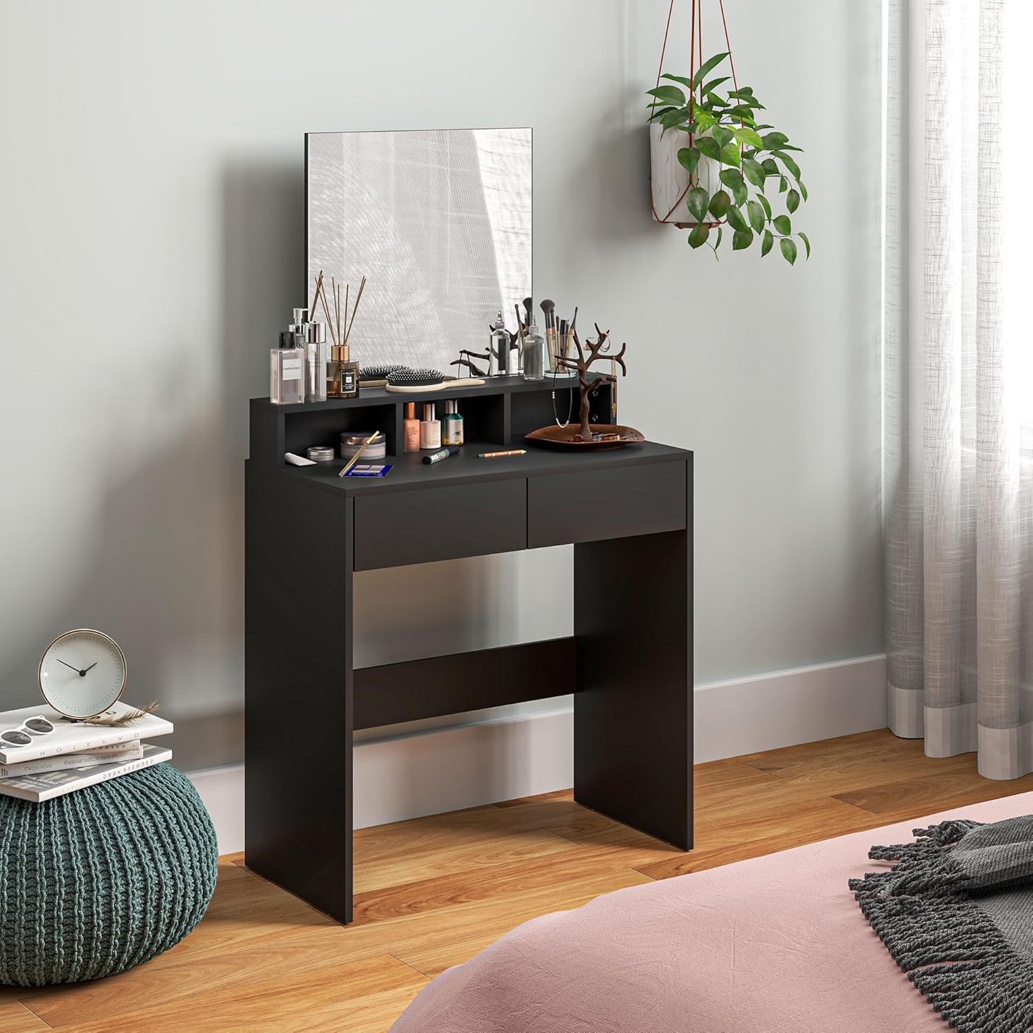 HOMCOM Tocador de Maquillaje