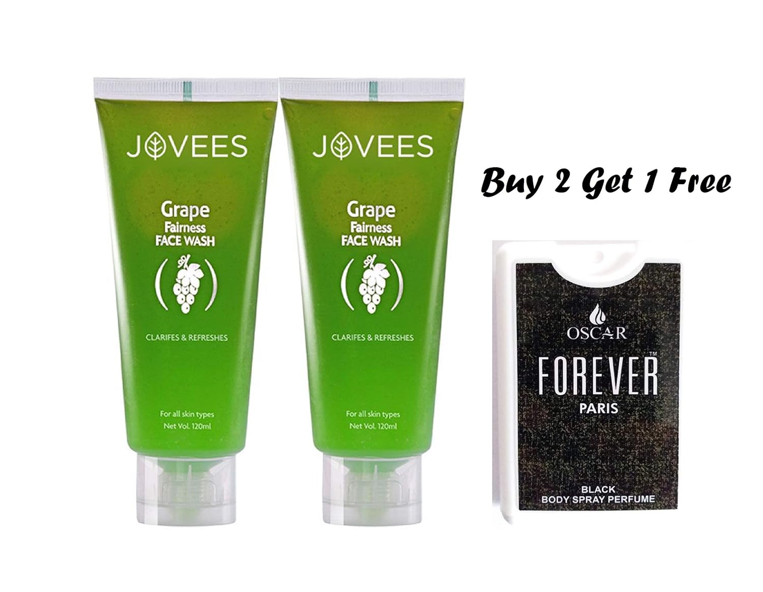 Jovees grape face wash 120 ml (pack of 2) Amazon.in Beauty