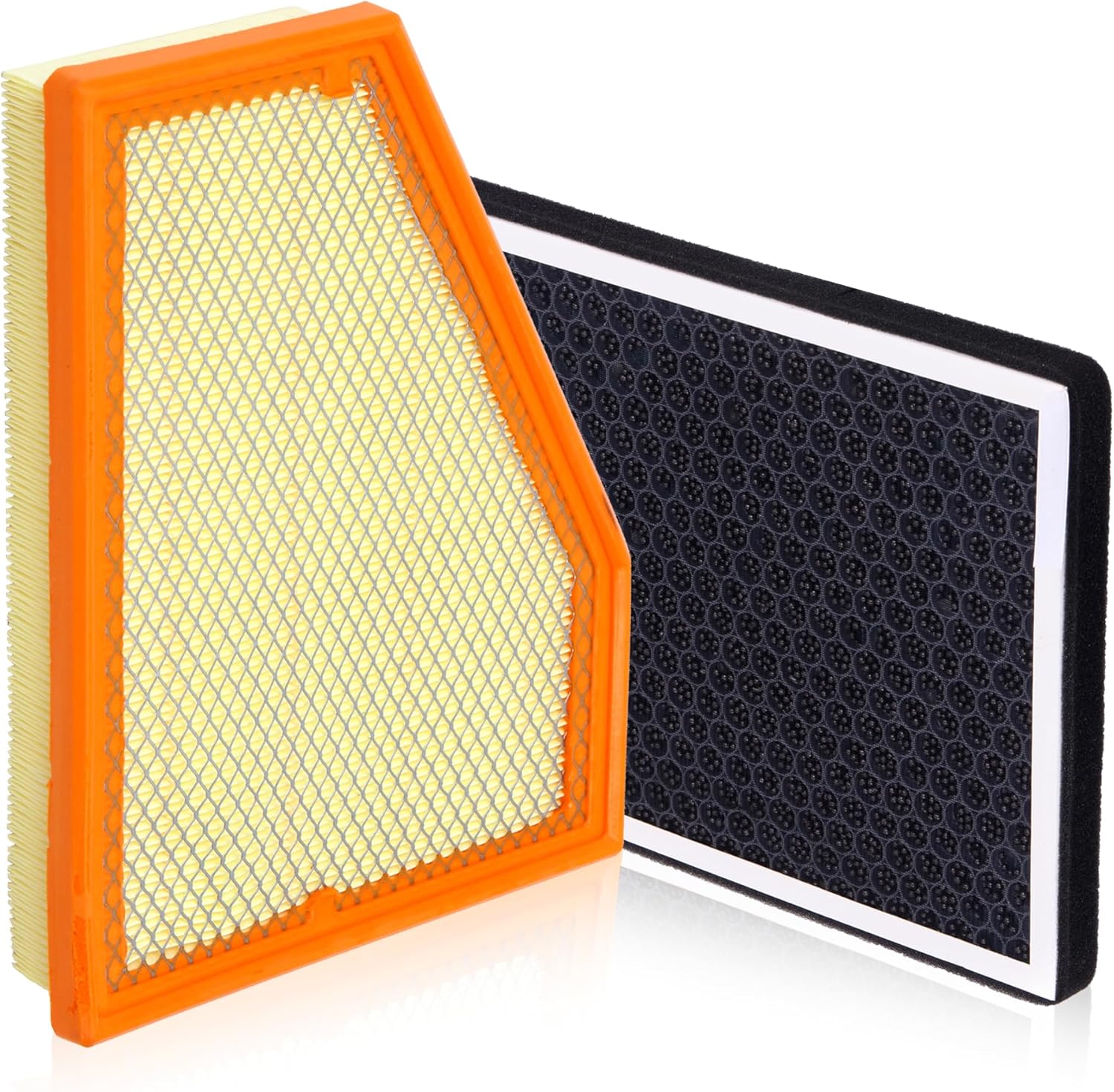 Engine Air Filter & Cabin Air Filter Combo Pack Compatible with 2022 2023 2024 Grand Cherokee 2021 2022 2023 Grand Cherokee L V6 3.6L Replace# CF12935 68376815AA A3176