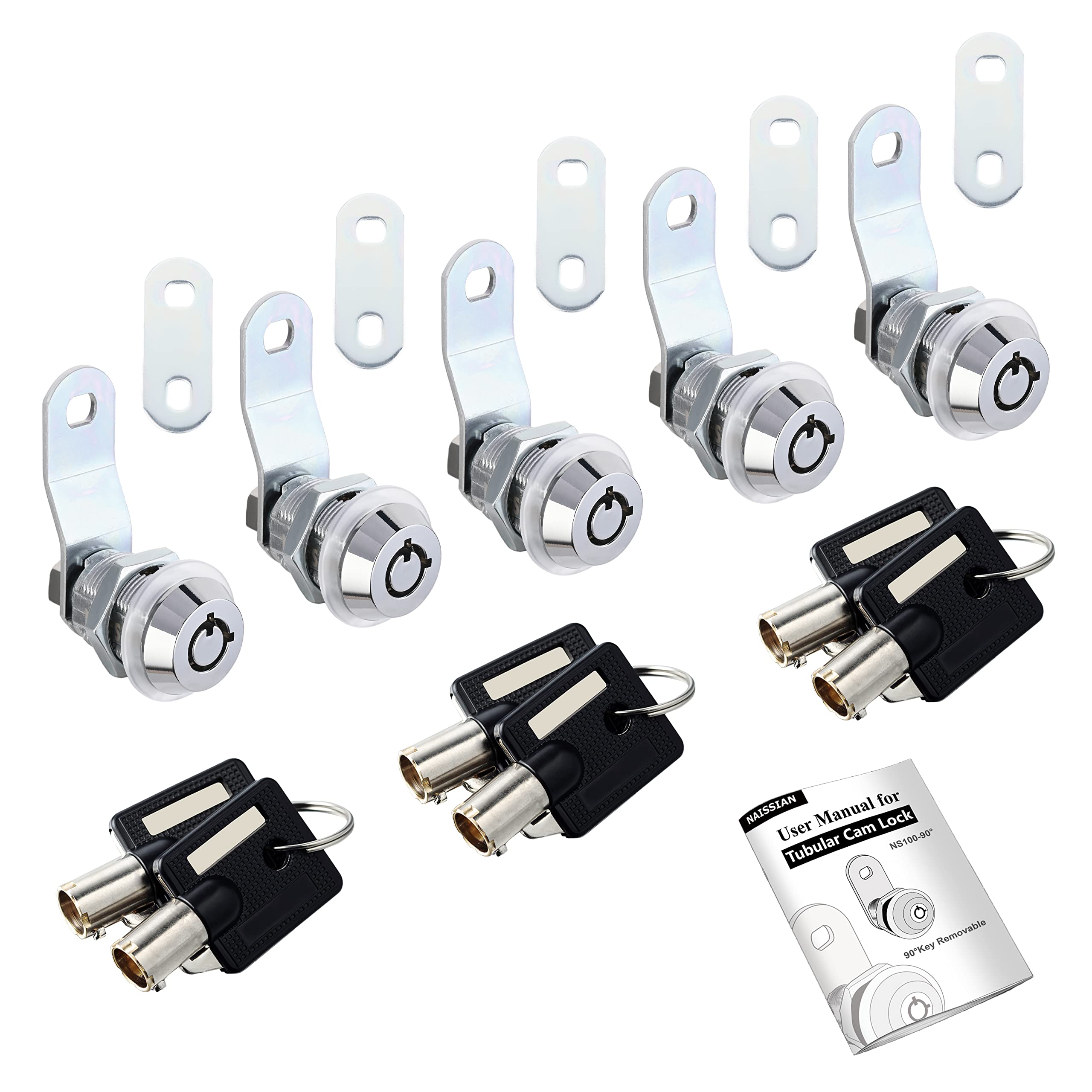 Buy Naissian Locks for RV Storage with Keys,7/8 Inch, Travel Trailer