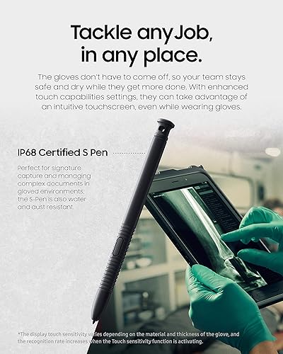 Miniatura 6 de SAMSUNG Galaxy Tab Active3 Enterprise Edition - Tablet multiusos resistente de 8 pulgadas 64 GB y WiFi Seguridad biométrica (SM-T570NZKAN20),