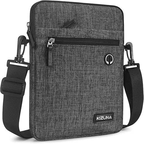 KIZUNA Funda para tableta de 10 pulgadas, resistente al agua, bolsa de mensajero para portátil de 9.7 pulgadas, 10.5 pulgadas, 11 pulgadas, iPad