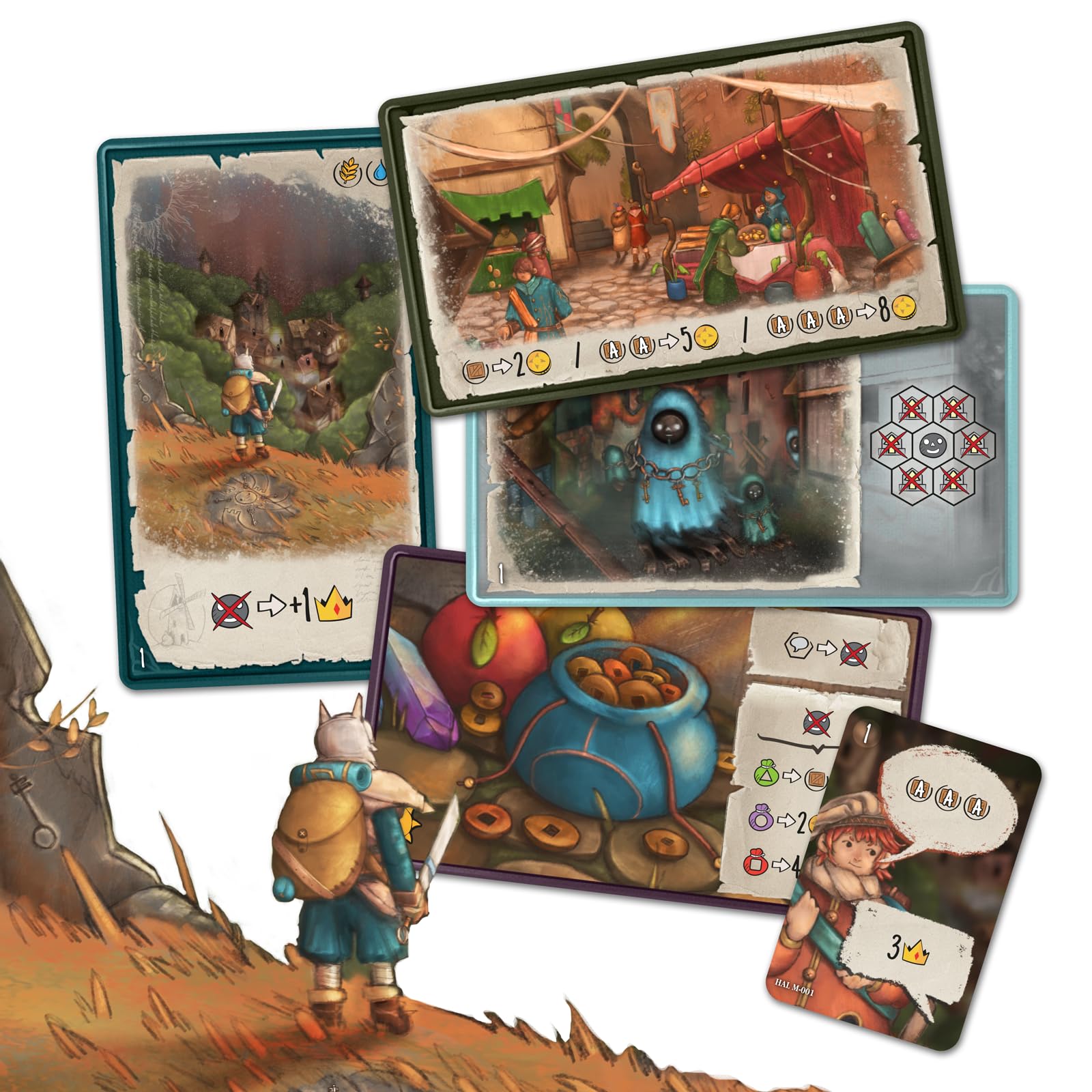 SD GAMES Juego De Mesa Haunted Lands