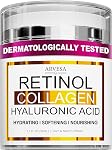 Retinol Cream for Face - Face Moisturizer with Hyaluronic Acid, Collagen - Lightweight Day and Night for Women and Men - Facial Cream, Neck & Décolleté - Non-Comedogenic, 50 ML