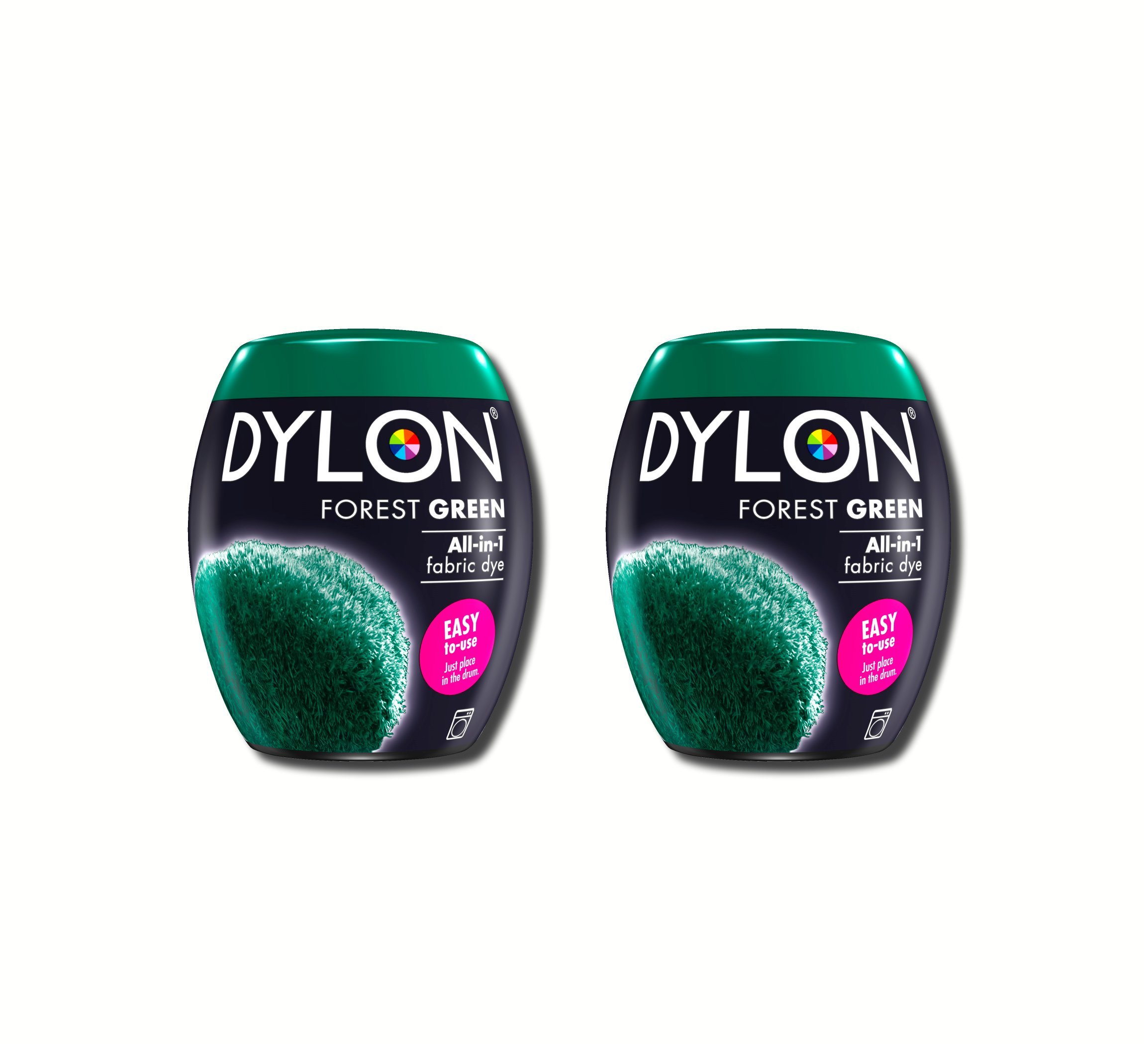 Nouveau Dylon Forêt Verte Machine Colorant écosser 350g 2 pack