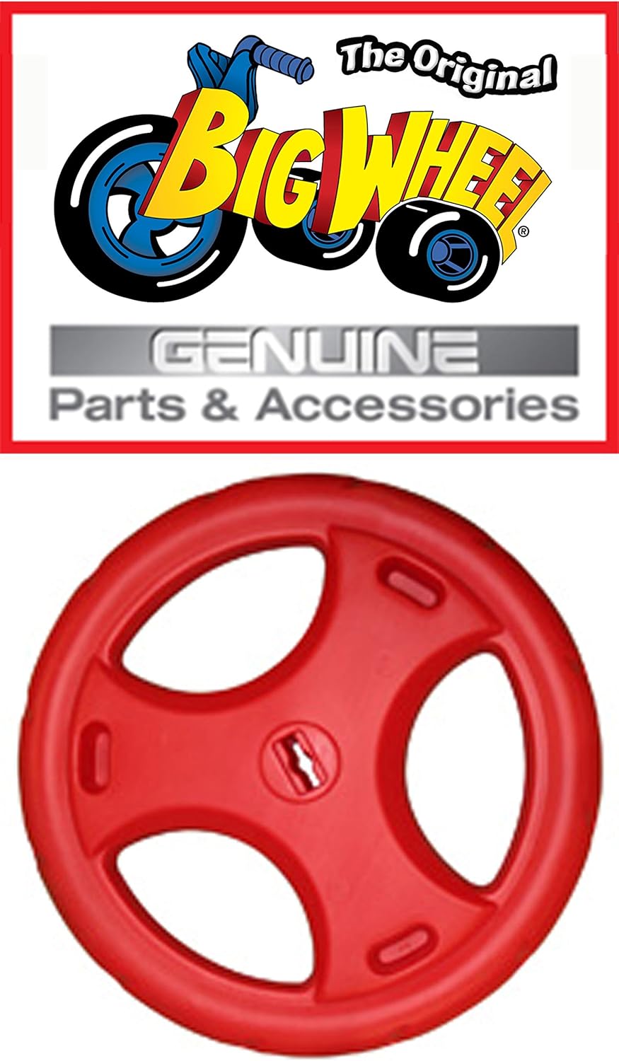 RED Front Wheel for The The Original Big Wheel 16" Trike Racer/ Mighty Wheels (Replacement Part)