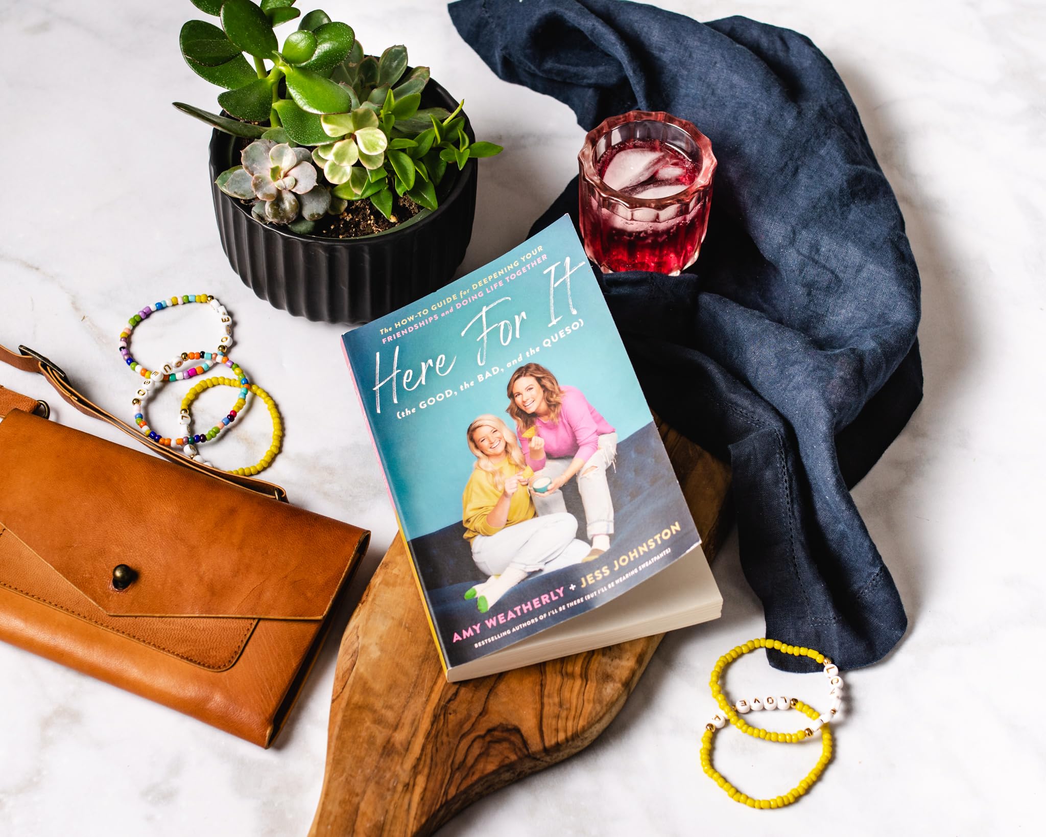 Here For It (the Good, the Bad, and the Queso): The How-To Guide for Deepening Your Friendships and Doing Life Together [Paperback] Weatherly, Amy and Johnston, Jess - PT05