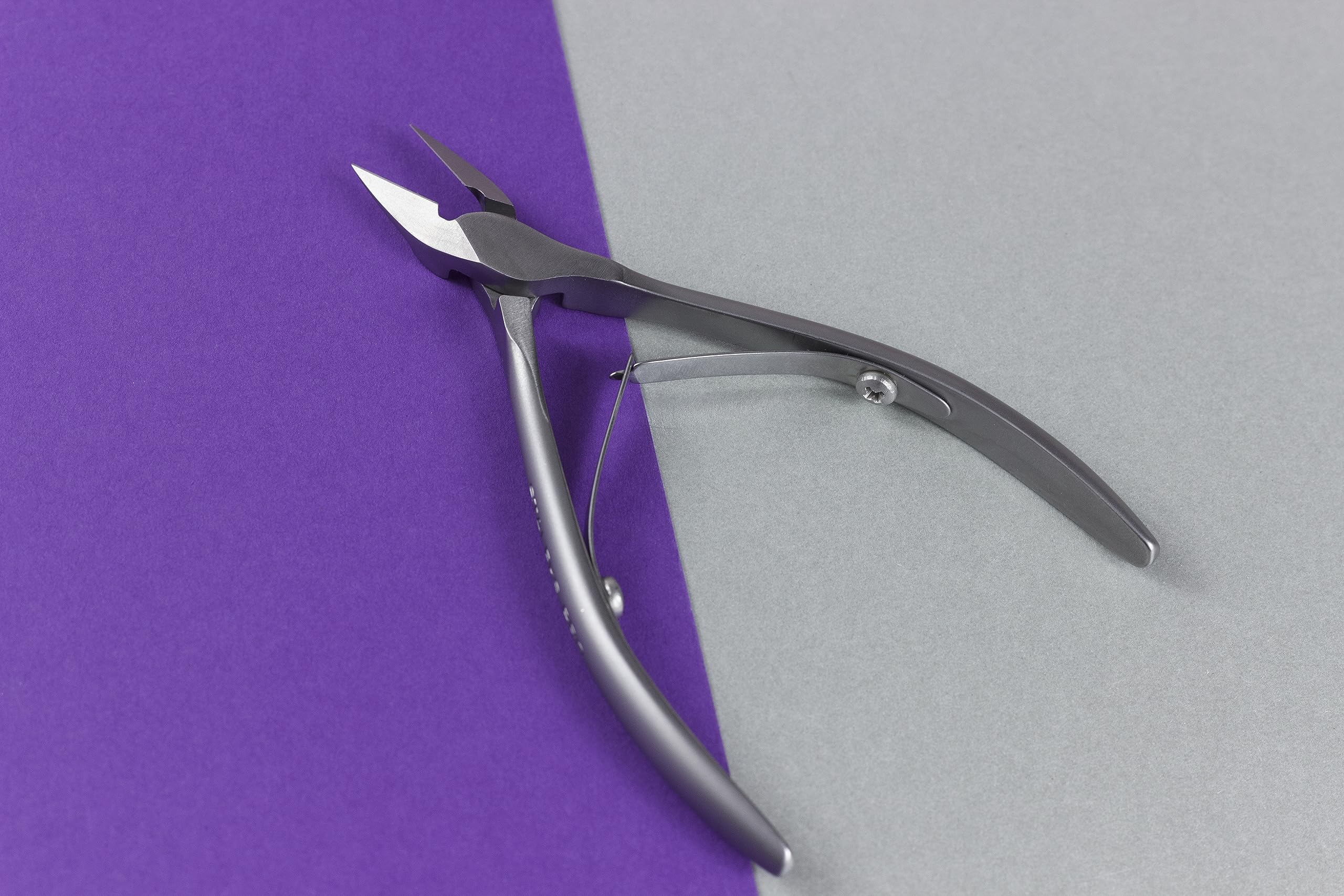 STALEKS PRO by Natury Nails Pinza professionale per unghie 14 mm. Pedicure speciali. Acciaio inossidabile. Smart 71-14