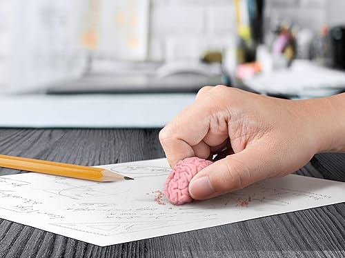 Miniatura 3 de Original Fred THINK AGAIN  ERASER DE CERebro, rosa