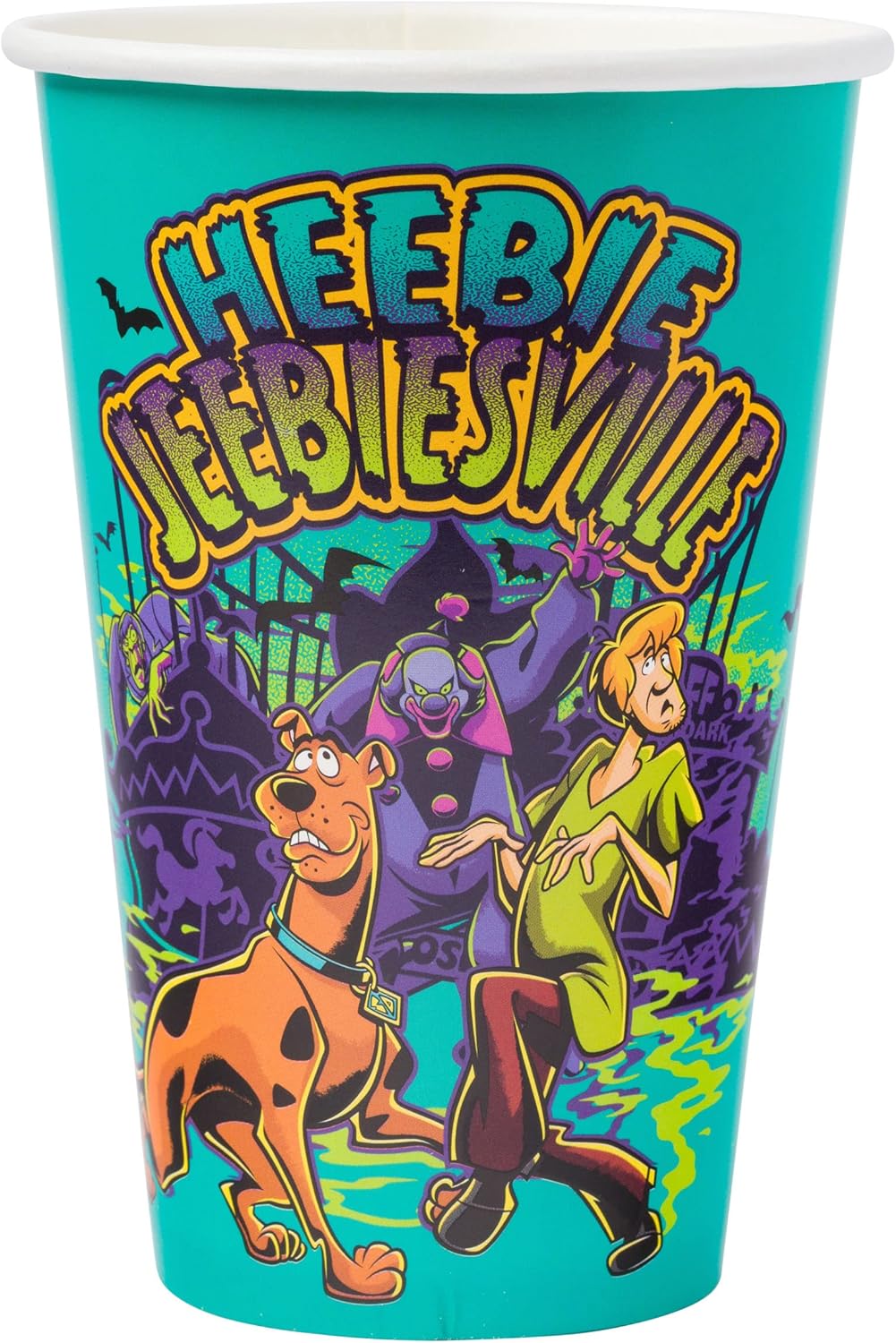 Silver Buffalo Scooby Doo Shaggy Unmasked Paper Plates Cups Napkins Party Pack Set, 60 Piece: Home & Kitchen