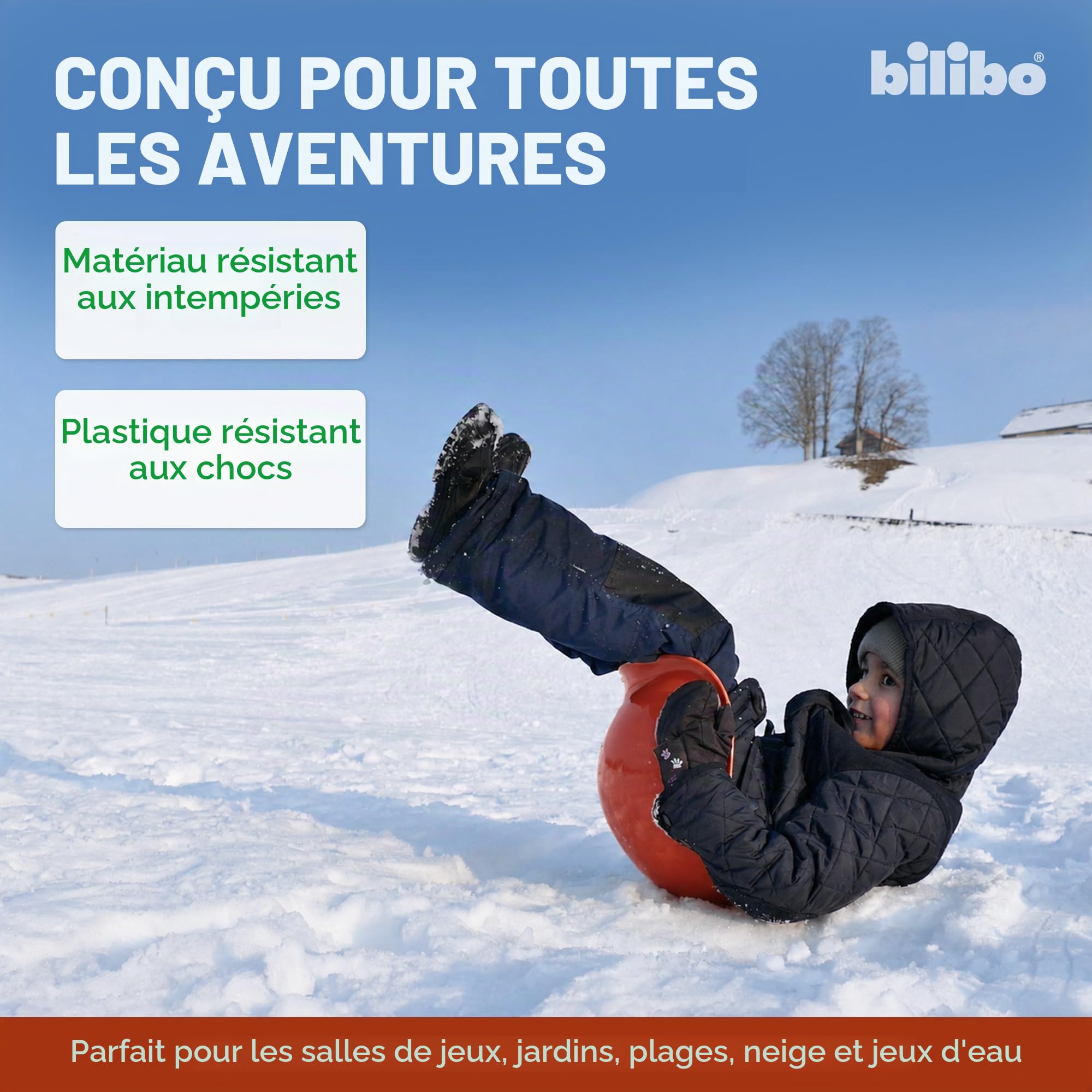 MOLUK 2843508 Bilibo Terracotta Bol d'équilibre et de Jeu pour Enfants à partir de 2 Ans Jouet éducatif innovant