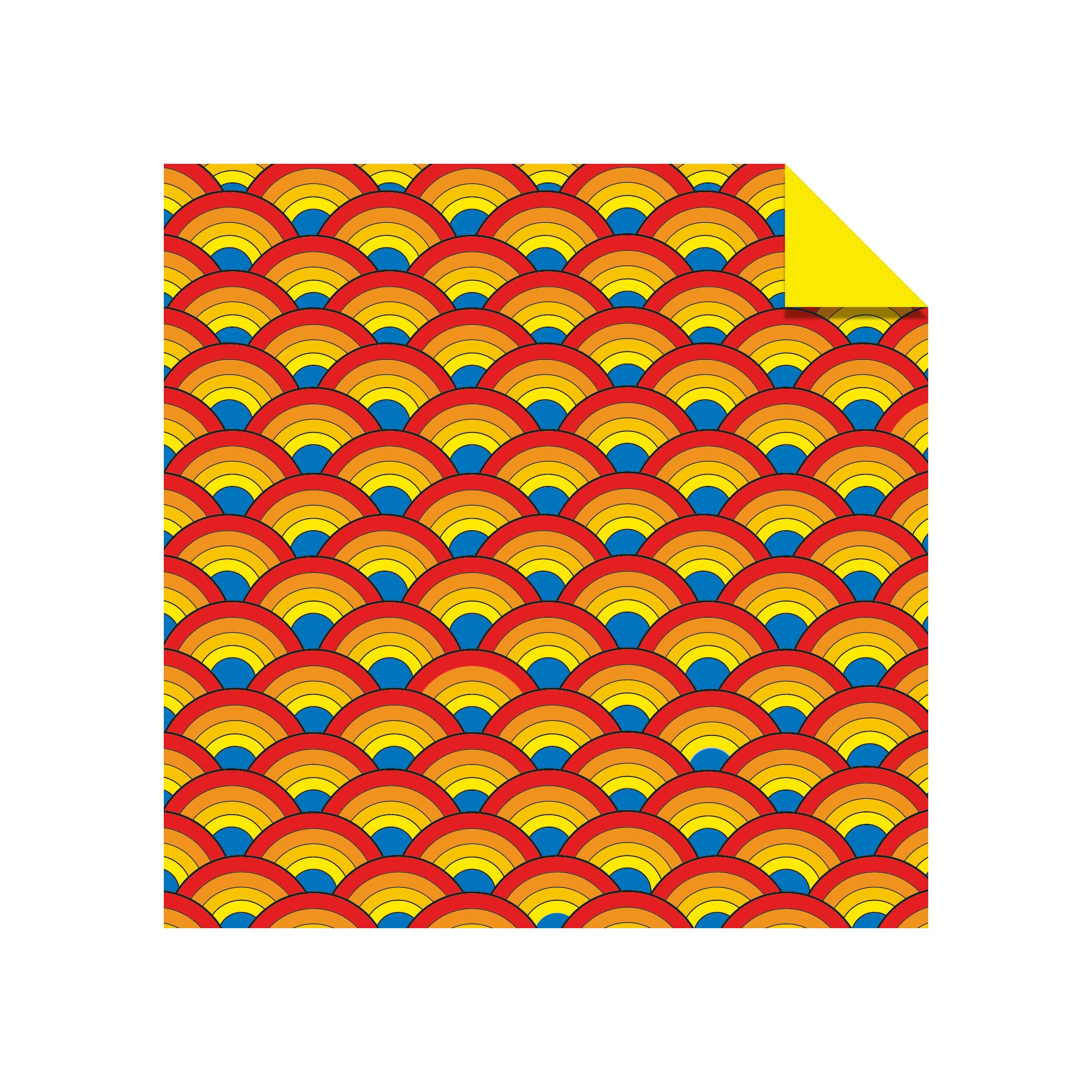 Origami Paper 100 Sheets Rainbow Patterns 6" (15 cm): Tuttle Origami Paper: Double-Sided Origami Sheets Printed with 8 Different Patterns (Instructions for 7 Projects Included) — Amazon image 9